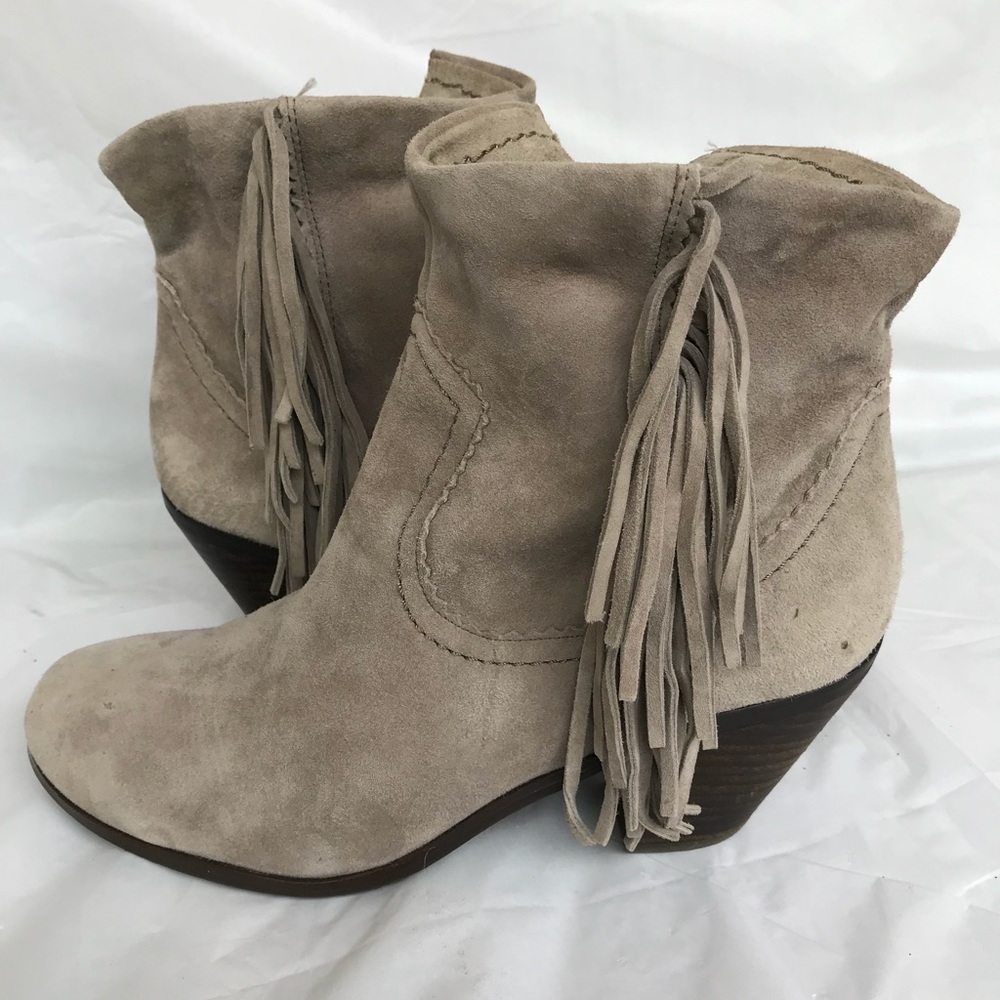 Sam Edelman LOUIE ankle fringe boot 9